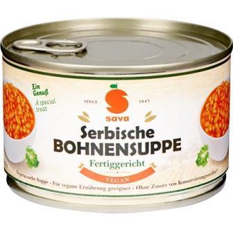 SAVA - Serbische Bohnensuppe –vegetarisch -ND- 425ml